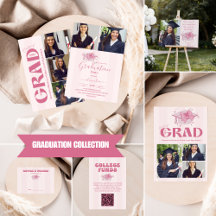 Pink Coquette  Bow Graduation