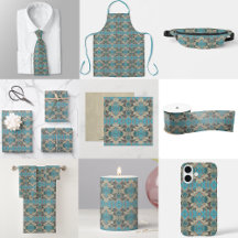 American Southwestern Patterned Art And Colors