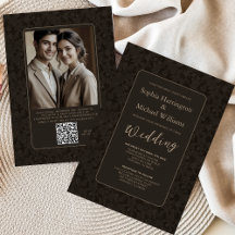 Dark Chocolate Espresso Elegance Wedding Suite 