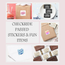 Checkride Passed - Stickers & Fun Items