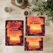 Rustic Cowboy Rodeo 1st Birthday