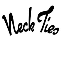 Neck Ties - Groovy Liquid Swirls Diagonal Patterns