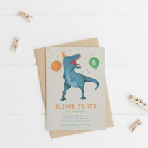 Trex Dinosaur Party Animal Birthday Party