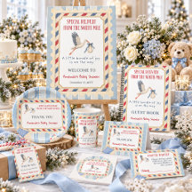 North Pole Special Delivery Boy Baby Shower