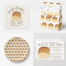 Bun in the Oven Baby Shower Party Collection