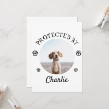 Protected By – Dog Lover Photo Keepsake