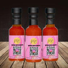 Gradient Pink Wave Business Supplies Collection