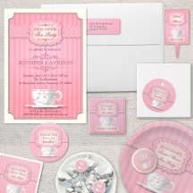 Pink Tea Party Bridal Shower