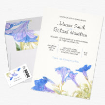 Rustic Floral   Blue Spring Wedding Suite