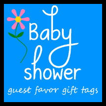 BABY SHOWER GUEST FAVOR GIFT TAGS