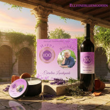 Timeless Pink Glitter & Gold | 100th Birthday