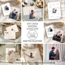 Cream Minimalist Wedding Collection