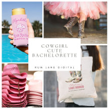 Cowgirl Cute Bachelorette Party