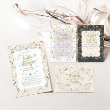 Wildflower Baby in Bloom Rustic Boho Baby Shower