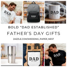 Fathers Day Gifts for Dad - Bold Dad Established