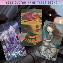 Add Your Name Custom Tarot Decks