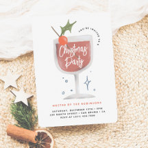 Christmas Holiday Party Invitations