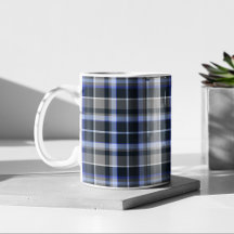 Modern Blue Tartan Plaid Patterns