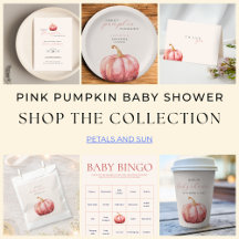 Pink Pumpkin Baby Shower