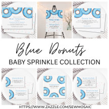 Boy's Blue Donuts Baby Sprinkle Collection