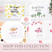 Bridal Shower Guest Books