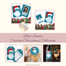 Bold Santa Customizable Christmas