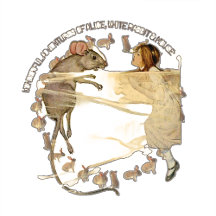 Alice in Wonderland Rabbit Mouse 