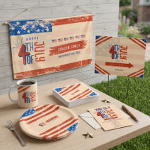 Vintage 4th of July Patriotic Party Collection USA