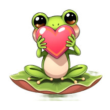 Cute Chibi Frog and Toad Pun Cards and Gifts