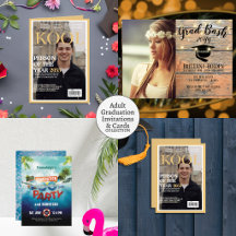 Adult Graduations Invitations & Cards