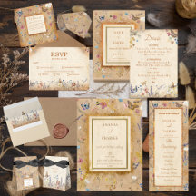 Vintage Boho Butterfly Garden Wedding