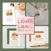 Cute Gourds "Oh My Gourd" Baby Shower Collection