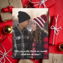 Funny Belated Christmas Cards for Procrastinators