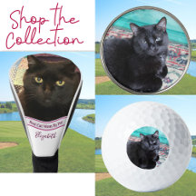 Create Your Own Pet Cat Photo Golf Gear
