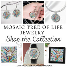 Colorful Tree Of Life Mosaic Collection