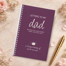 Memorial Style Grief Journals
