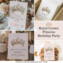 Royal Crown Princess Birthday Party