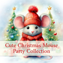 Cute Christmas Mouse Party Collection