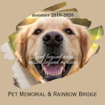 Pet Memorial & Rainbow Bridge