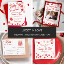 Lucky In Love Dice & Cards Wedding