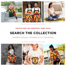 African Kuba and Aboriginal Tribal Mask