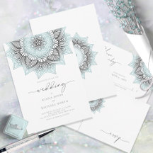 Mandala Lace Rev. Wedding Lt. Blue