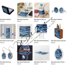 Gifts with blue rope design