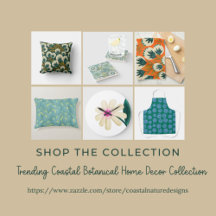 Trending Coastal Botanical Home Decor Products