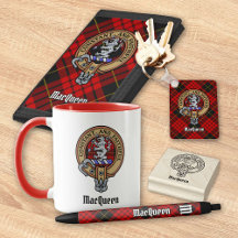 Clan MacQueen Tartan and Crest Collection