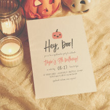 Invitations - Halloween Birthday Party