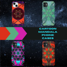 Cartoon Mandala Phone Cases