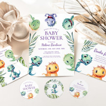 Cute Dinosaur Baby Shower