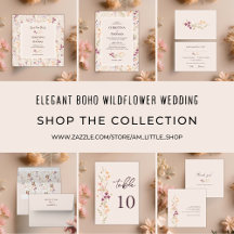 Elegant Boho Wildflower Wedding