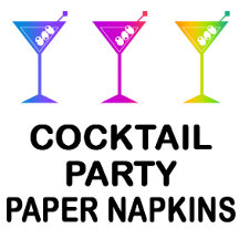 COCKTAIL PARTY PAPER  NAPKINS